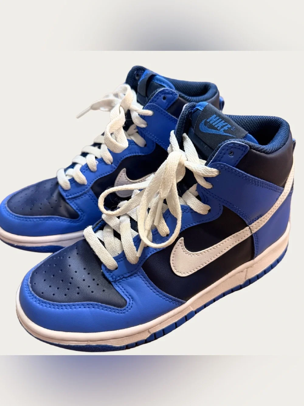 Youth Size 5Y - Nike Dunk High (GS) Obsidian DB2179-400